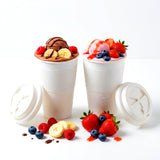 2 Non Foldable Cups Bundle ( Pink, White )