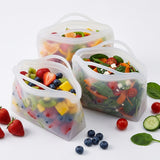 3Pack Reusable Snack Bags, Reusable Silicone Food Storage Bags, Silicone Reusable Bags, Cook, Store, Freeze, Dishwasher and Microwave Safe, Plastic and BPA Free