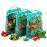 Tall Storage Bags - Durable Reusable Food Storage Bags, Multi Pack Options