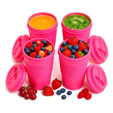 Reusable Non-Collapsible Cup - Durable Everyday Drinkware, Multi Pack Options