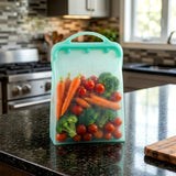 4 Tall bags, sandwich bags Reusable silicone food storage tall bags
