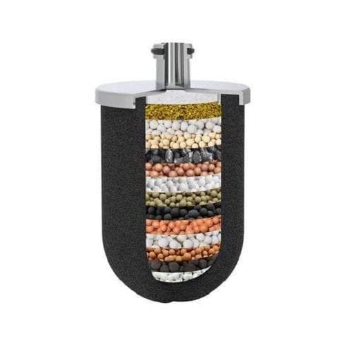 Water Softening, Carbon Block Technology, Microplastic Free 15 Stage Filtration Shower Head Replacement Filter (6-Monthas Filter Life)