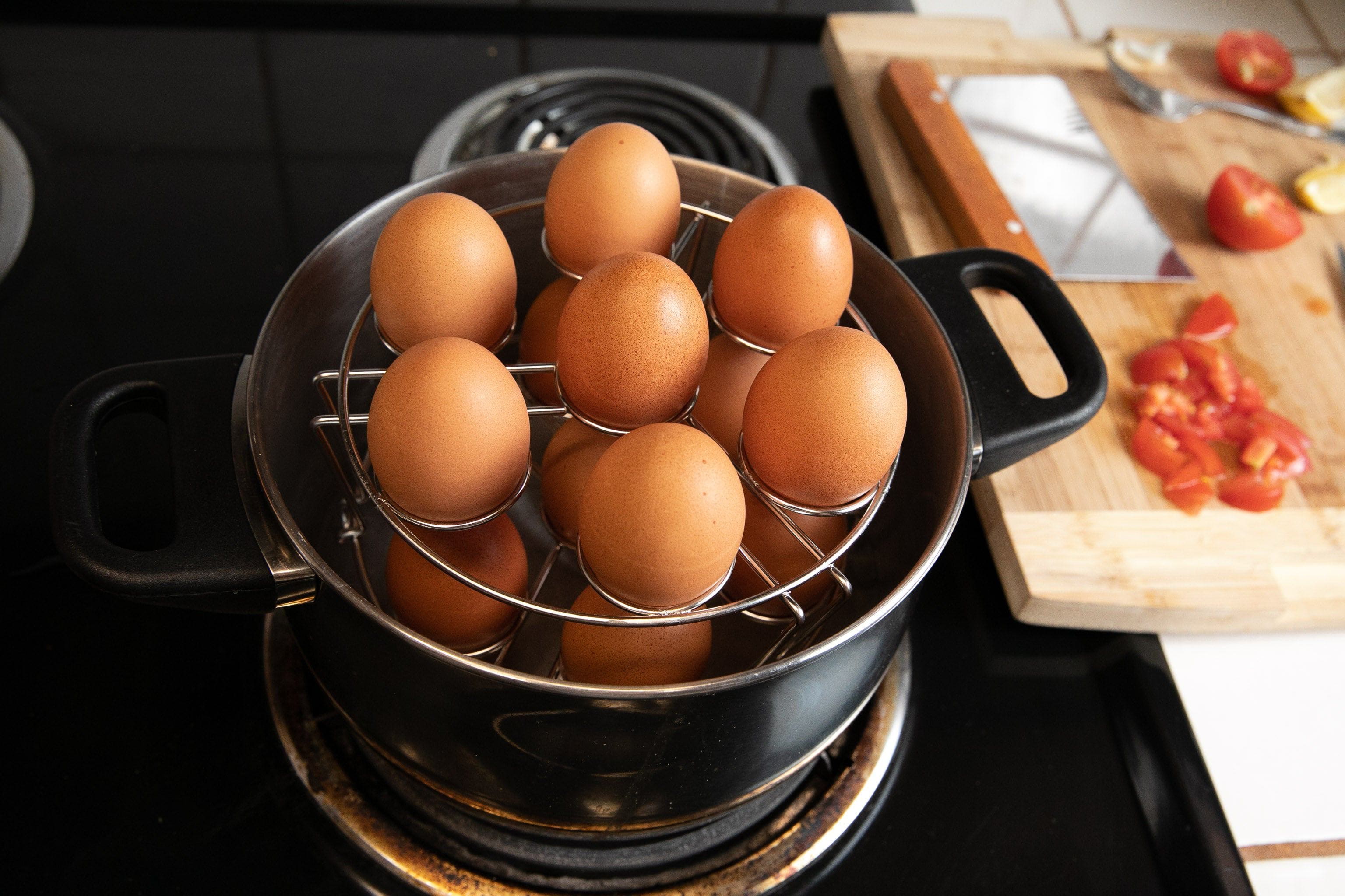 ITPCINC Stainless Steel Egg Steamer Rack - Thumbnail 3